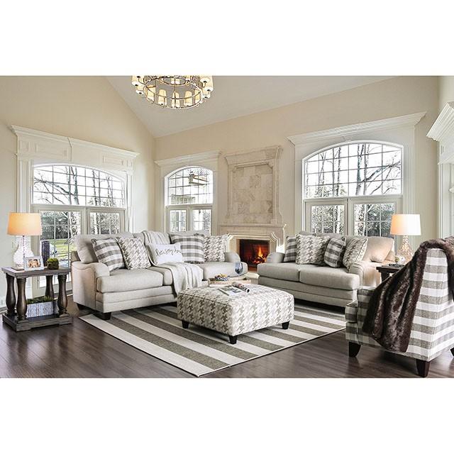 Christine Light Gray Sofa - U&U Home Budget Furniture (Carteret, NJ)