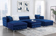 CIABATTONI Sectional, Navy - U&U Home Budget Furniture (Carteret, NJ)