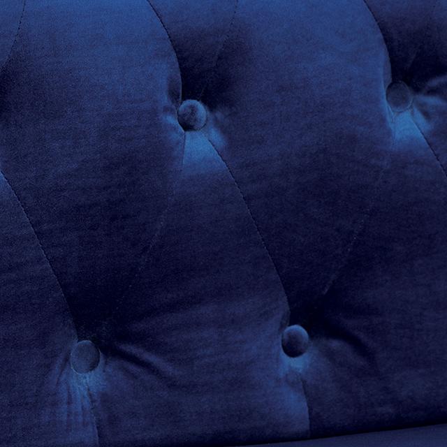 CIABATTONI Sectional, Navy - U&U Home Budget Furniture (Carteret, NJ)
