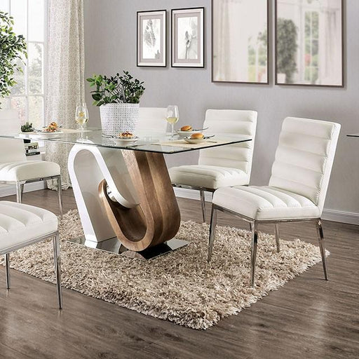 Cilegon 5 Pc Dining Table Set - U&U Home Budget Furniture (Carteret, NJ)