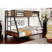 CLAPTON Black Twin/Full Bunk Bed - U&U Home Budget Furniture (Carteret, NJ)