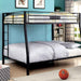 CLAREN Black Full/Queen Bunk Bed - U&U Home Budget Furniture (Carteret, NJ)