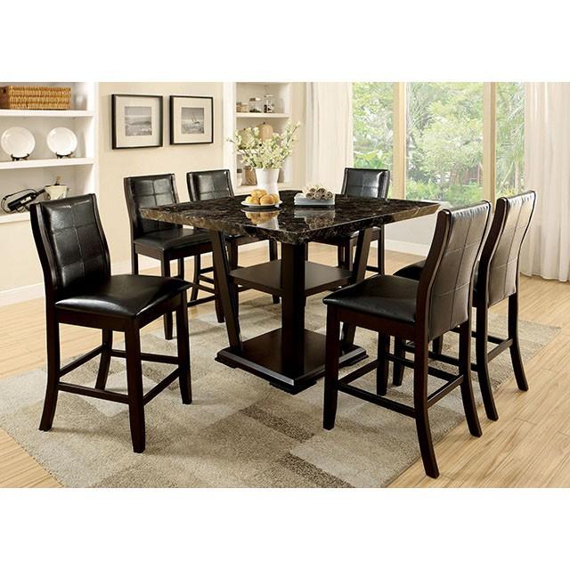 Clayton Counter Ht. Table - U&U Home Budget Furniture (Carteret, NJ)