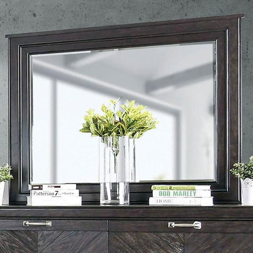 Argyros Espresso Mirror - U&U Home Budget Furniture (Carteret, NJ)