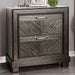 Argyros Espresso Night Stand - U&U Home Budget Furniture (Carteret, NJ)