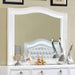 Ariston Mirror White, Silver, & Black - U&U Home Budget Furniture (Carteret, NJ)