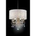 Deborah Gold 24.5"H Gold Ceiling Lamp - U&U Home Budget Furniture (Carteret, NJ)
