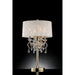 Deborah Gold 33"H Gold Table Lamp - U&U Home Budget Furniture (Carteret, NJ)