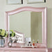 Ariston Rose Gold Mirror - U&U Home Budget Furniture (Carteret, NJ)