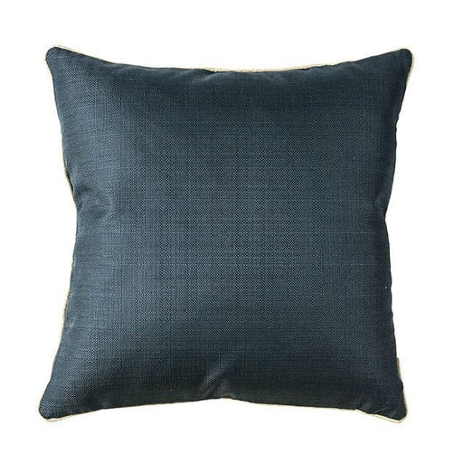 Dee Indigo 20" X 20" Pillow, Indigo (2/CTN) - U&U Home Budget Furniture (Carteret, NJ)