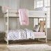Arlette Twin/Twin Bunk Bed Brown, Black, Gray, & White - U&U Home Budget Furniture (Carteret, NJ)