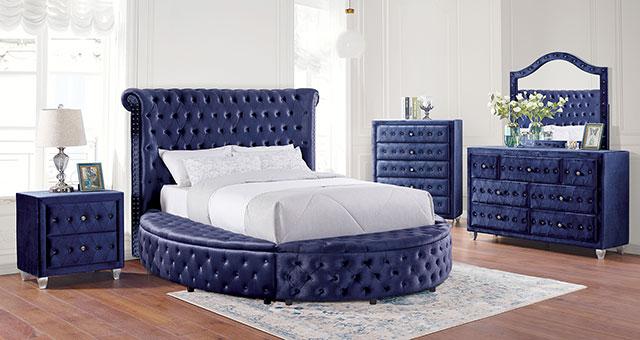 Delilah Cal.King & E.King Bed - U&U Home Budget Furniture (Carteret, NJ)