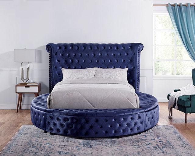 Delilah Cal.King & E.King Bed - U&U Home Budget Furniture (Carteret, NJ)
