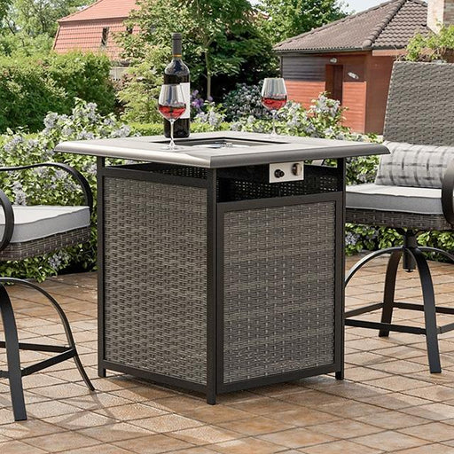 Arosa Fire Pit Counter Ht. Table - U&U Home Budget Furniture (Carteret, NJ)