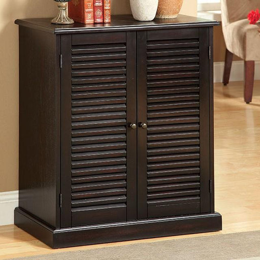 Della Espresso Shoe Cabinet - U&U Home Budget Furniture (Carteret, NJ)