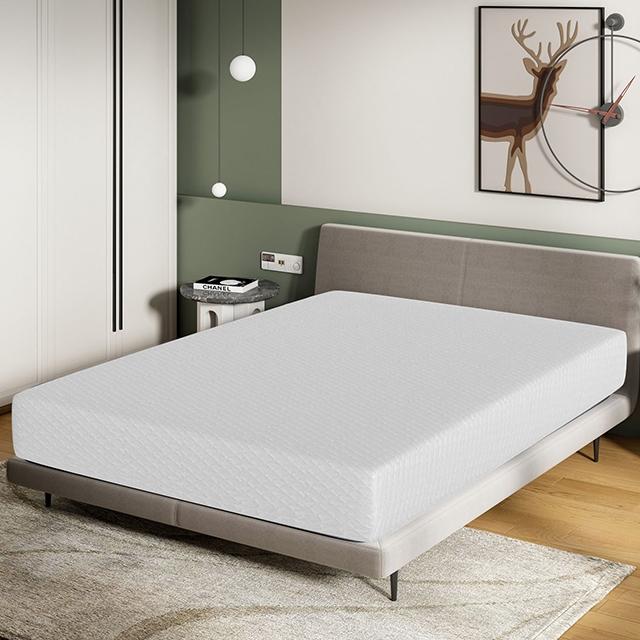 Artemisia 10" Memory Foam Mattress White - U&U Home Budget Furniture (Carteret, NJ)