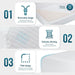 Artemisia 6" Full, Queen, & Twin Memory Foam Mattress - U&U Home Budget Furniture (Carteret, NJ)