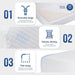 Artemisia 6" Full, Queen, & Twin Memory Foam Mattress - U&U Home Budget Furniture (Carteret, NJ)