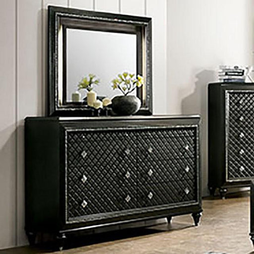 Demetria Metallic Gray Dresser - U&U Home Budget Furniture (Carteret, NJ)