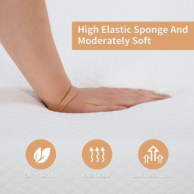 Artemisia 8" Memory Foam Mattress White - U&U Home Budget Furniture (Carteret, NJ)