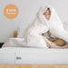 Artemisia 8" Memory Foam Mattress White - U&U Home Budget Furniture (Carteret, NJ)