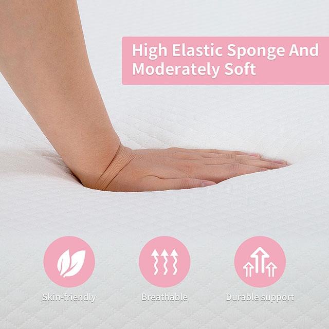 Artemisia 8" Memory Foam Mattress White - U&U Home Budget Furniture (Carteret, NJ)
