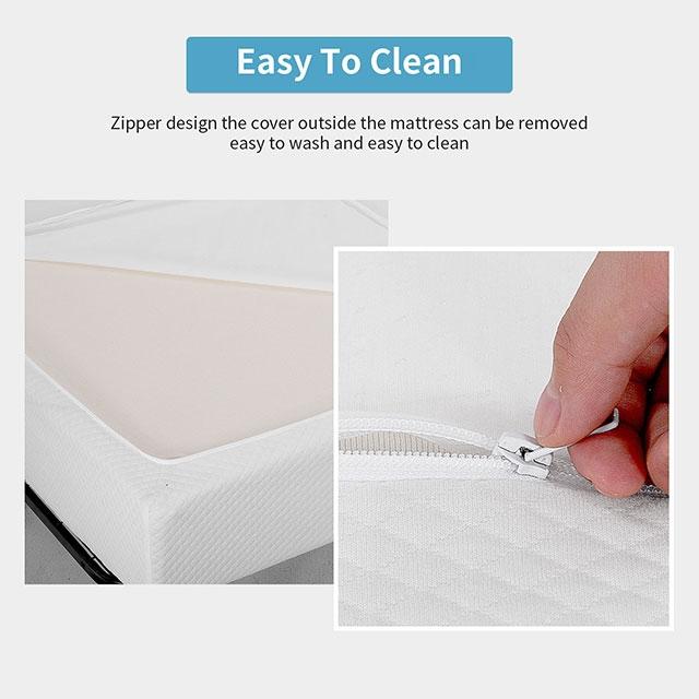Artemisia 8" Memory Foam Mattress White - U&U Home Budget Furniture (Carteret, NJ)