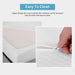 Artemisia 8" Memory Foam Mattress White - U&U Home Budget Furniture (Carteret, NJ)