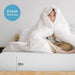 Artemisia 8" Memory Foam Mattress White - U&U Home Budget Furniture (Carteret, NJ)