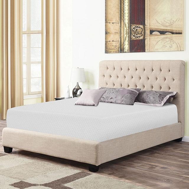 Artemisia 8" Memory Foam Mattress White - U&U Home Budget Furniture (Carteret, NJ)