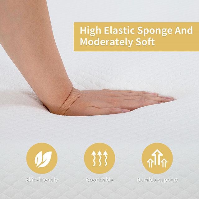 Artemisia 8" Memory Foam Mattress White - U&U Home Budget Furniture (Carteret, NJ)