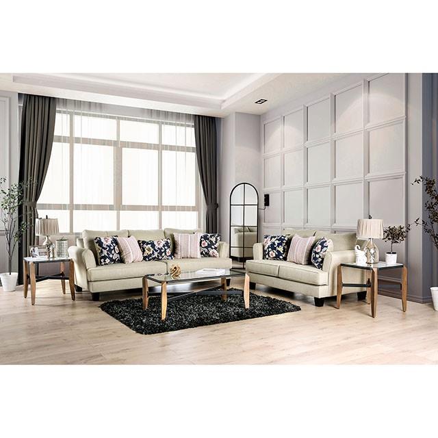 Denbigh Love Seat - U&U Home Budget Furniture (Carteret, NJ)