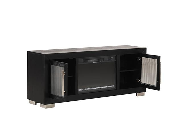 Ashbourne 60" & 72" TV Stand w/ Fire Place - U&U Home Budget Furniture (Carteret, NJ)