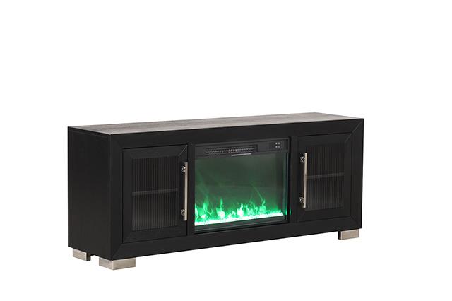 Ashbourne 60" & 72" TV Stand w/ Fire Place - U&U Home Budget Furniture (Carteret, NJ)