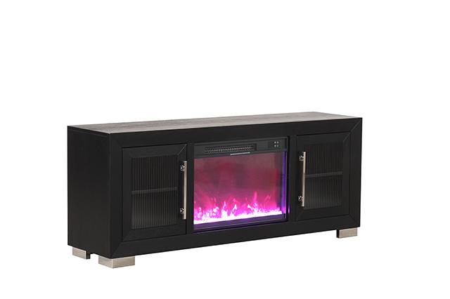 Ashbourne 60" & 72" TV Stand w/ Fire Place - U&U Home Budget Furniture (Carteret, NJ)
