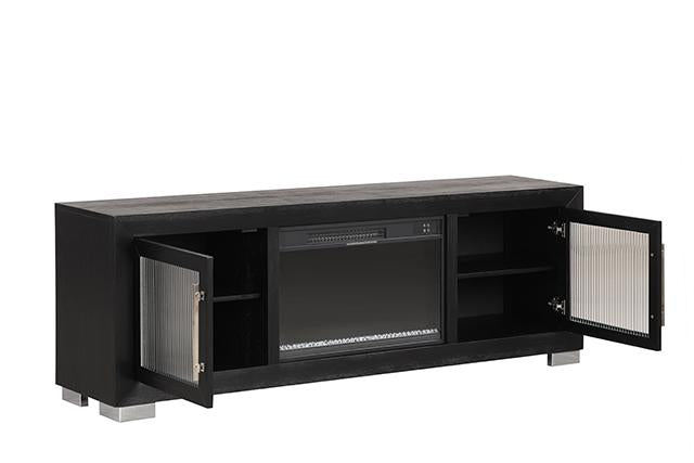 Ashbourne 60" & 72" TV Stand w/ Fire Place - U&U Home Budget Furniture (Carteret, NJ)
