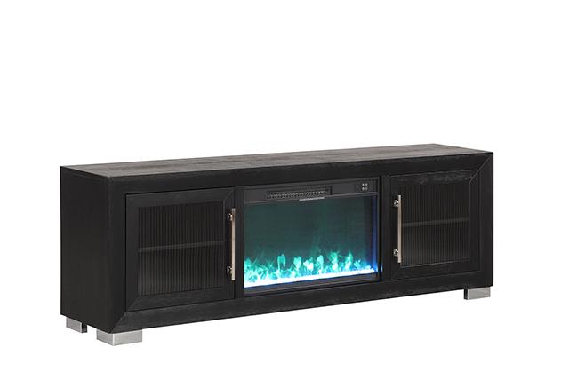 Ashbourne 60" & 72" TV Stand w/ Fire Place - U&U Home Budget Furniture (Carteret, NJ)