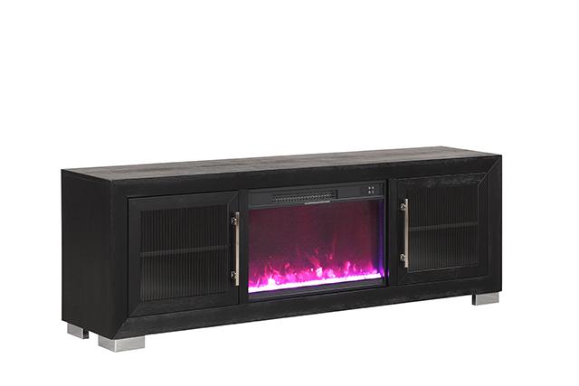 Ashbourne 60" & 72" TV Stand w/ Fire Place - U&U Home Budget Furniture (Carteret, NJ)