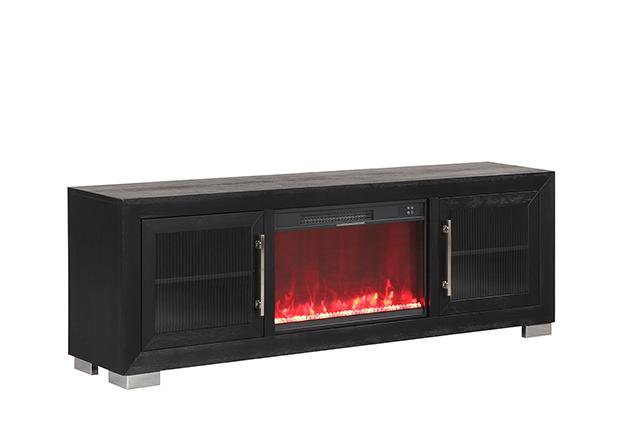 Ashbourne 60" & 72" TV Stand w/ Fire Place - U&U Home Budget Furniture (Carteret, NJ)