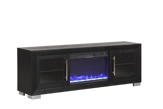 Ashbourne 60" & 72" TV Stand w/ Fire Place - U&U Home Budget Furniture (Carteret, NJ)