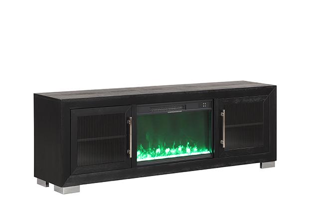 Ashbourne 60" & 72" TV Stand w/ Fire Place - U&U Home Budget Furniture (Carteret, NJ)