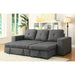 DENTON Sectional, Gray - U&U Home Budget Furniture (Carteret, NJ)