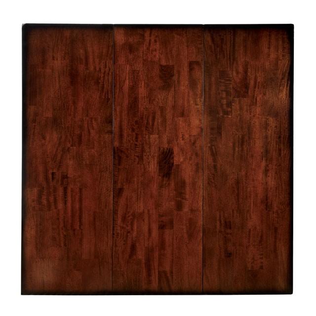 DICKINSON II Dark Cherry Counter Ht. Table w/ 18" Leaf - U&U Home Budget Furniture (Carteret, NJ)