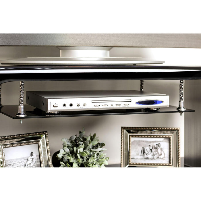 Dietrich Black 60" TV Console - U&U Home Budget Furniture (Carteret, NJ)