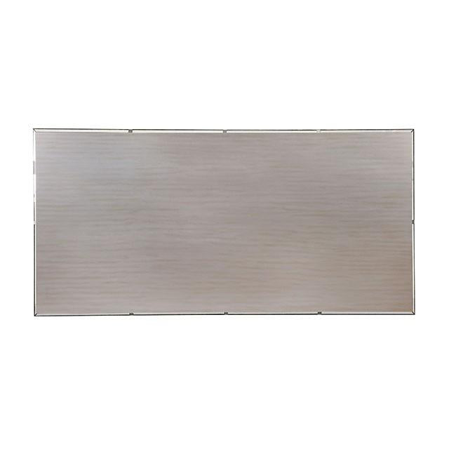 DIOCLES Silver/Gray Dining Table - U&U Home Budget Furniture (Carteret, NJ)