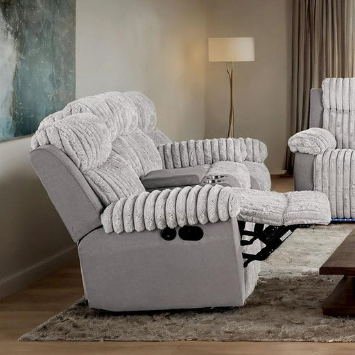 Dionysus Manual Reclining Loveseat - U&U Home Budget Furniture (Carteret, NJ)