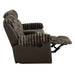 Dionysus Manual Reclining Loveseat Brown - U&U Home Budget Furniture (Carteret, NJ)