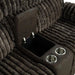 Dionysus Manual Reclining Loveseat Brown - U&U Home Budget Furniture (Carteret, NJ)