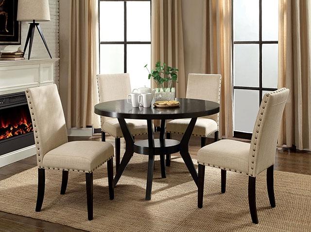 DOWNTOWN Round Dining Table - U&U Home Budget Furniture (Carteret, NJ)