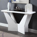 DUBENDORF Sofa Table, White - U&U Home Budget Furniture (Carteret, NJ)